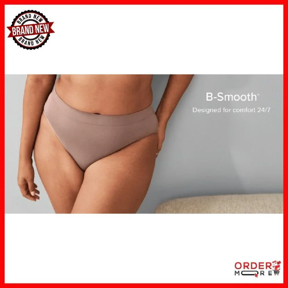 Seamless Nylon Spandex Brief Panties Sizes S-XXL Everyday Comfort